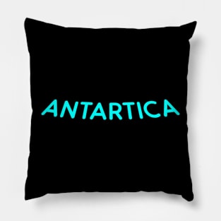 Antartica (Typography) Pillow