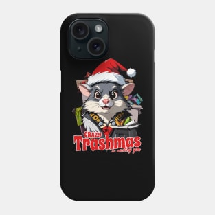 Crazy trashmas is waiting you, Rat, Christmas Phone Case