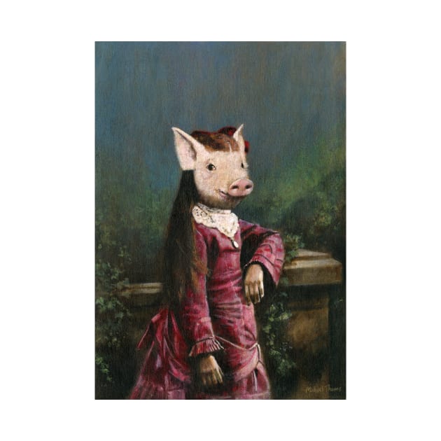 Victorian Piglet Girl by mictomart