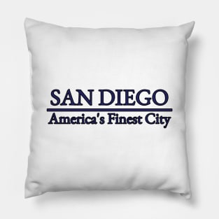 San Diego - America's Finest City - California Pillow