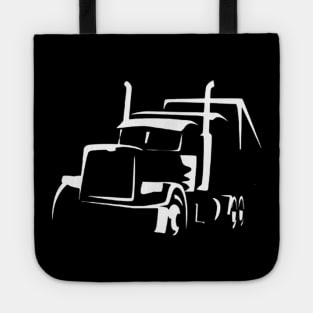 18 Wheeler Semi Truck Shirt for Truck Drivers Who Love OTR Tote