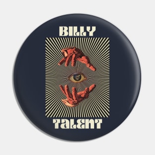 Hand Eyes Billy Talent Pin