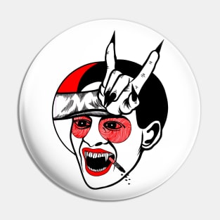 Rockin' Vampire Pin