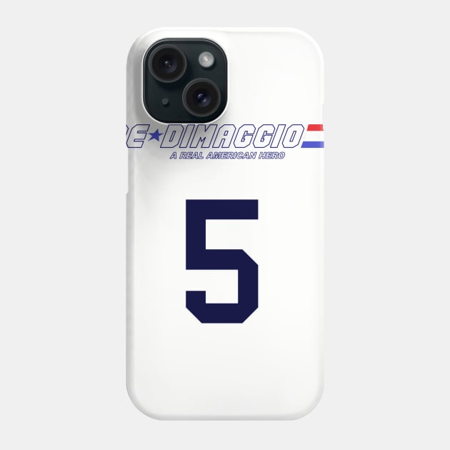 Joe DiMaggio: A Real American Hero (Navy Number) Phone Case by KyleHarlow