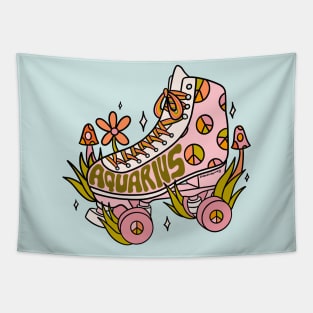 Aquarius Roller Skate Tapestry