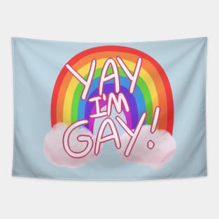 Yay I'm GAY! Tapestry