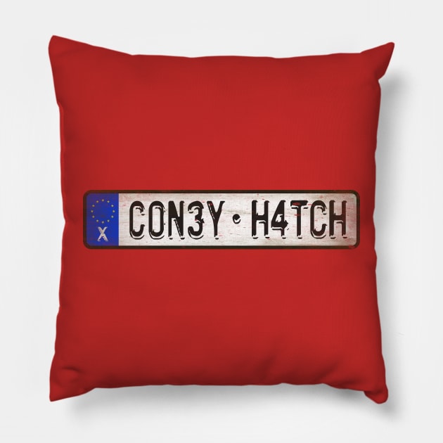 Hard Coney Hatch Rock Pillow by Girladies Artshop