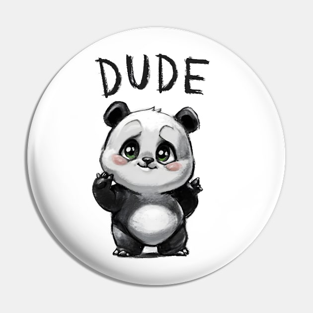 DUDE DOODLE DOODE PANDA Pin by XYDstore