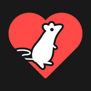 Heart And Pet Rat | Cute Funny Gift T-Shirt