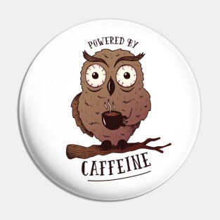 Caffeine Owl Pin