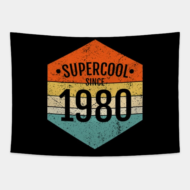 supercool vintage made in 1980 40th 40 years old Gift Tapestry by MinyMerch