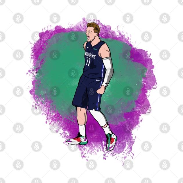 LUKA DONCIC illustration by cousscards by cousscards