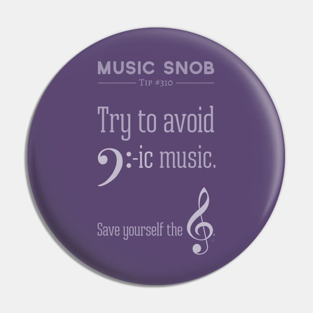 Bass-ic Music Pin by ElizabethOwens