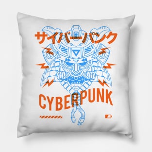 Samurai Cyberpunk Pillow