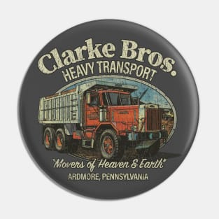 Clarke Bros. Heavy Transport 1959 Pin