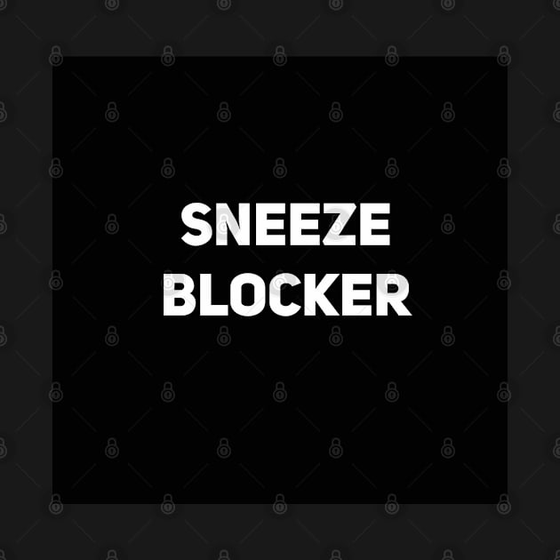 Sneeze Blocker Funny Mask by MidnightSky07