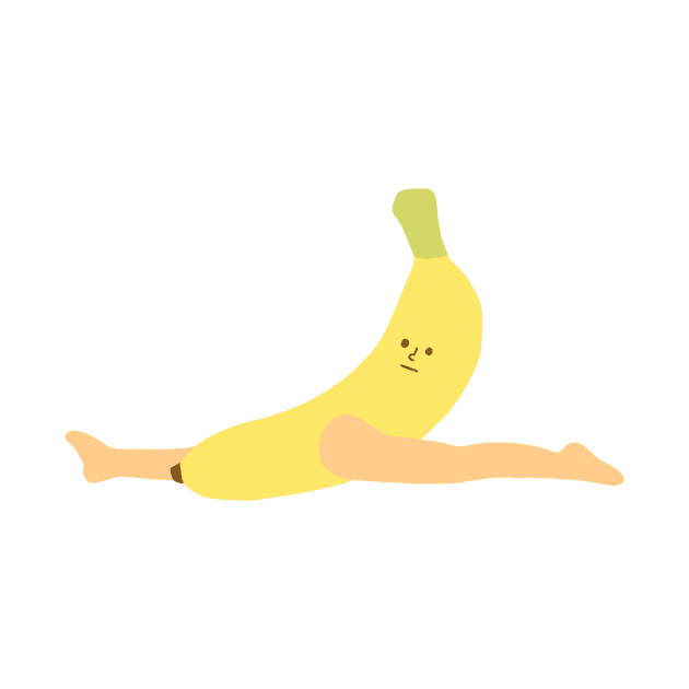 Banana Split | Cute | Weird | High Quality | Gift | Minimalist by WiseCat