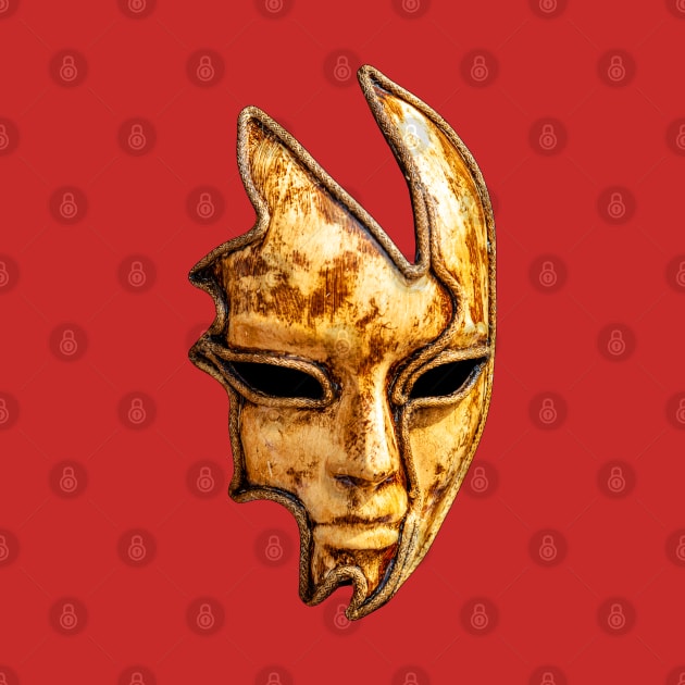 Carnival Mask in gold by dalyndigaital2@gmail.com