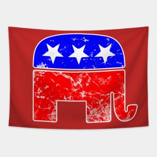 Republican Elephant Presidential Election Tapestry