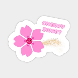 Happy floral cherry blossom Magnet