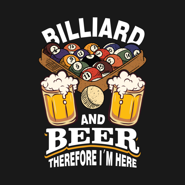 Billiard Pool Alcohol Beer Pool TShirt TeePublic