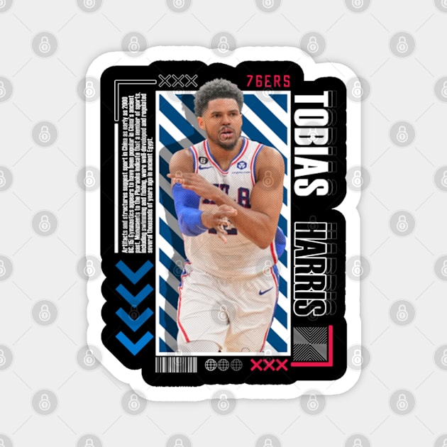 Tobias Harris Paper Poster Version 10 Magnet by art.Hamdan