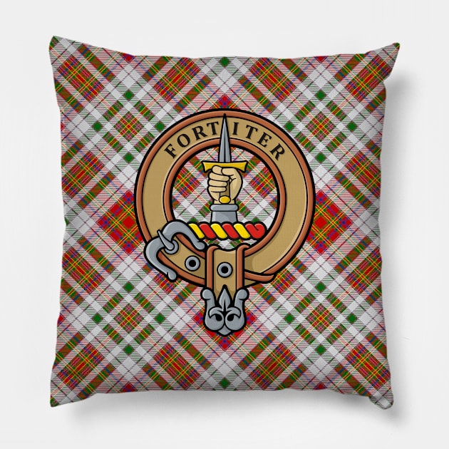 Clan MacAlister Dress Tartan Pillow by sifis