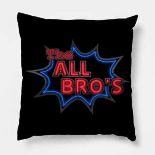 Neon All Bro's Logo Pillow