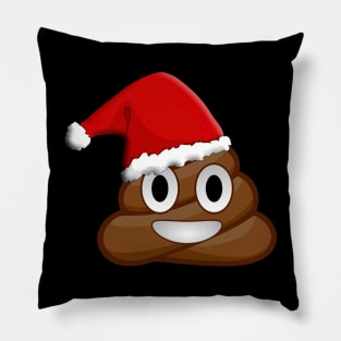 Christmas Poop Emoji Pillow