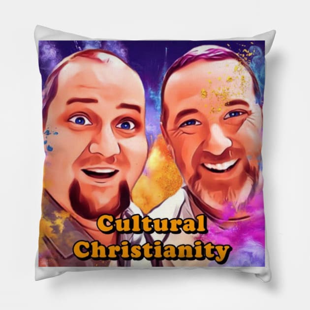 Cultural Christianity Pillow by AllTheThings