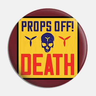 Props Off! Death - English Pin