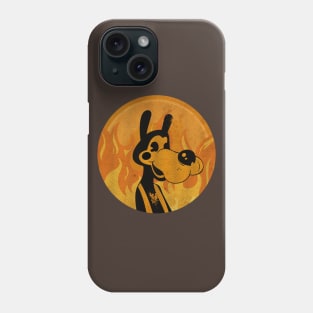 Rubberhose Cartoon Wolf Phone Case