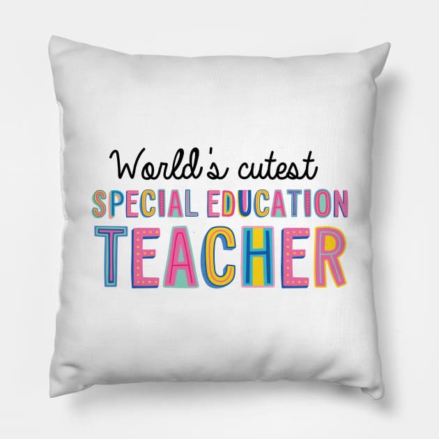 Special Education Teacher Gifts | World's cutest Special Education Teacher Pillow by BetterManufaktur