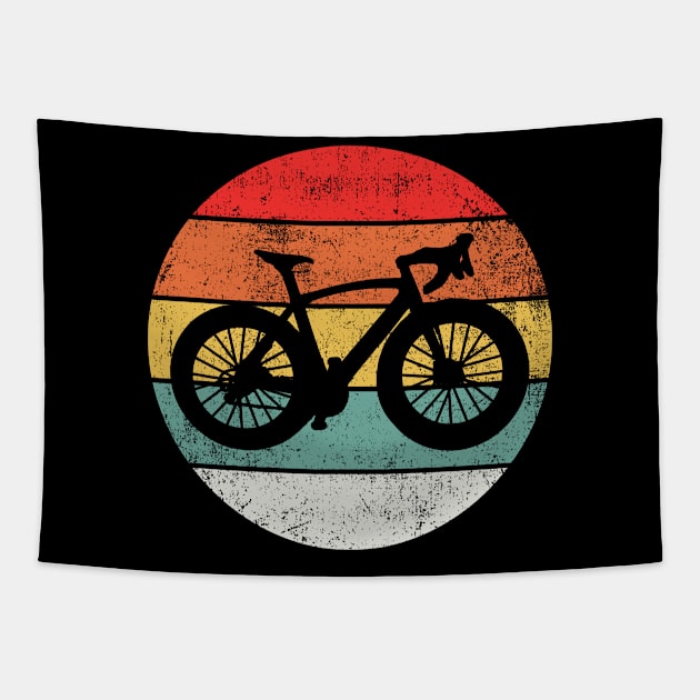 Cycling Cyclist Vintage Tapestry by KAWAIITEE