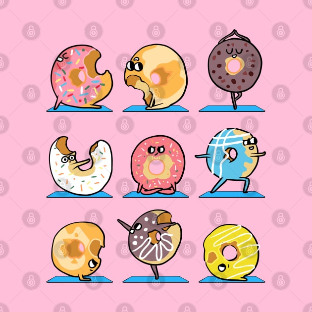 Donut Yoga by huebucket