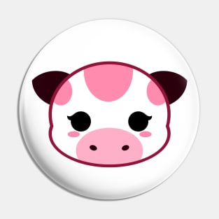 Cute Strawberry Milk Cow Pin