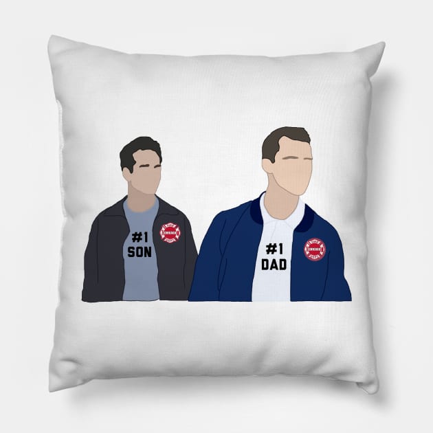 Casey & Gallo #1 Dad Pillow by Meet Us At Molly's