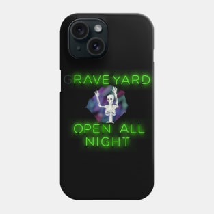 Graveyard: Open All Night | Version 1 Phone Case