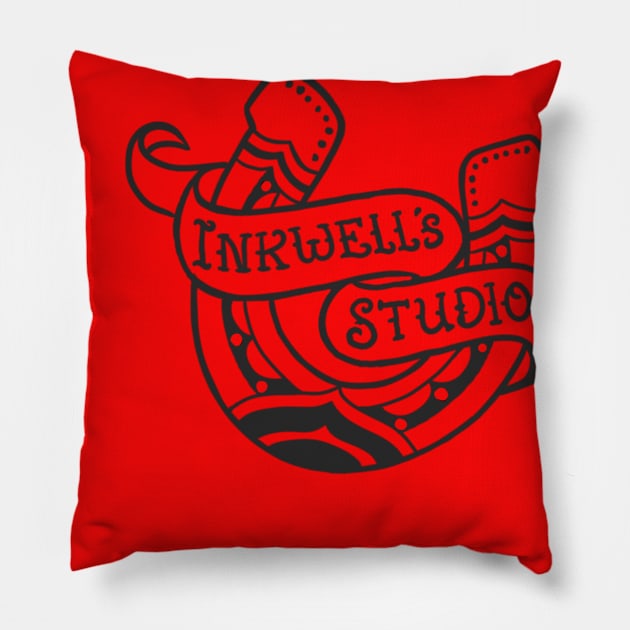 INKWELL’S STUDIO lucky horseshoe Pillow by Inkwells_studio