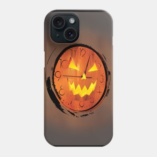 It's fright o'clock - scary pumpkin Phone Case