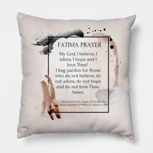 Fatima Prayer Pillow