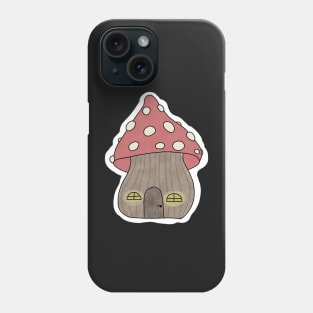 Cottagecore Mushroom House Phone Case