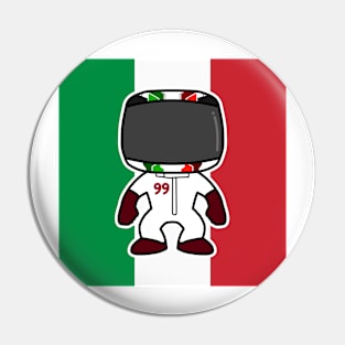 Antonio Giovinazzi Custom Bobblehead - Flag Edition 2021 Season Pin