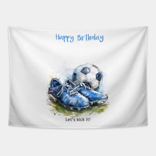 Soccer Birthday Tapestry
