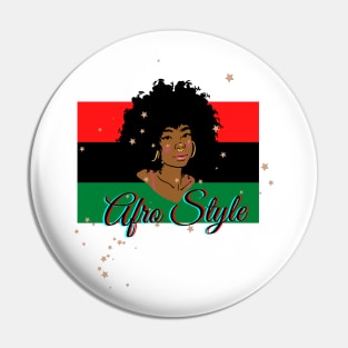 Afro-modern representation of the black community Pin