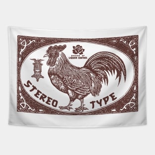 StereoType Brown Chicken Tapestry