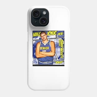 Nikola Jokic // Comics Retro 90s Phone Case