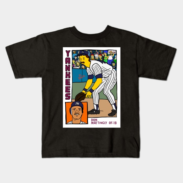 Yankees Shirt, Don Mattingly Simpson Parody, Homer At The Bat Baseball Card  T-shirt - Olashirt