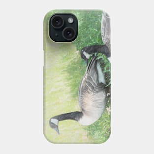 Geese in the Mist Phone Case