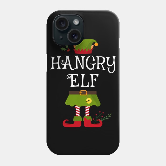 Hangry Elf Shirt , Family Matching Group Christmas Shirt, Matching T Shirt for Family, Family Reunion Shirts Phone Case by bkls